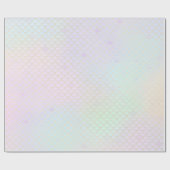 Zeemeermin pastelweegschalen inpakpapier (Vlak)