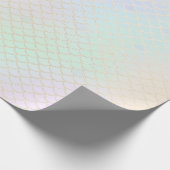 Zeemeermin pastelweegschalen inpakpapier (Hoek)