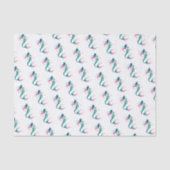 Zeemeermin Patroon Tissue Paper Tissuepapier (Voorkant)