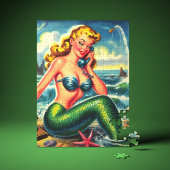  zeemeermin pin up legpuzzel