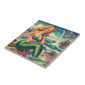  zeemeermin pin up tegeltje (Zijkant)