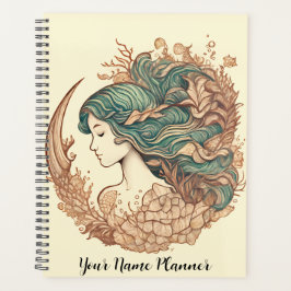 Zeemeermin Planner met Naam Aanpassing