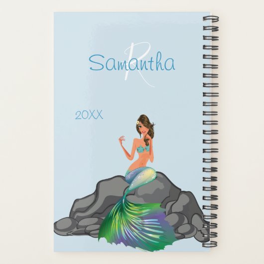 Zeemeermin Planner Trendy Jaarlijkse Organisator M (Achterkant)