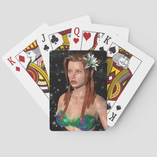 Zeemeermin Pokerkaarten (Achterkant)