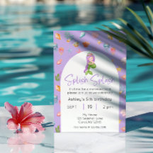 Zeemeermin Pool Party Verjaardagsfoto