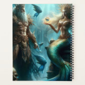 Zeemeermin Poseidon Kalender Planner (Achterkant)