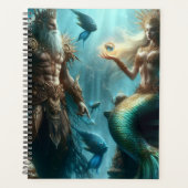 Zeemeermin Poseidon Kalender Planner (Voorkant)