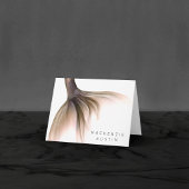 Zeemeermin Posh Staart | Dusty Terracotta Peach Cu Bedankkaart