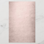 Zeemeermin Posh Staart | Dusty Terracotta Peach Cu Briefpapier (Achterkant)