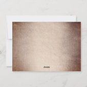 Zeemeermin Posh Staart | Dusty terracotta perzik f Feestdagenkaart (Achterkant)