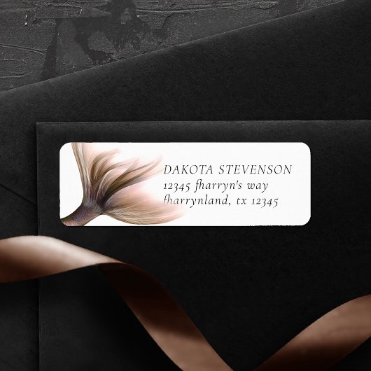 Zeemeermin Posh Staart | Stoffelijk terracotta per Etiket