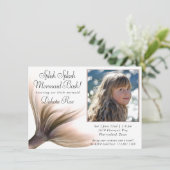 Zeemeermin Posh | Terracotta splash foto Kaart (Staand voorkant)