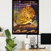  zeemeermin poster (Thuiskantoor)