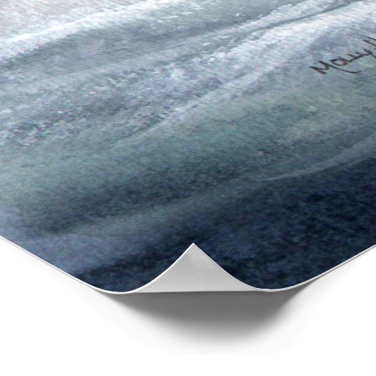 Zeemeermin Poster Moeder en Baby Zeemeermin (Hoek)