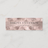 Zeemeermin potschaal | Stoffige terracotta perzikg Mini Visitekaartje (Voorkant)