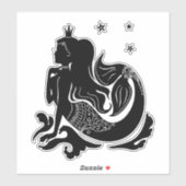 Zeemeermin Prinses Sticker (Vel)
