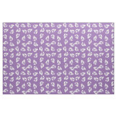 Zeemeermin Print Stof Paarse en Wit (Fat Quarter)