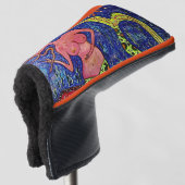 Zeemeermin Putter Hoesje Golfheadcover (3/4 voorkant)