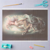 Zeemeermin Riding Seahorse Decoupage Tissuepapier (Craft)