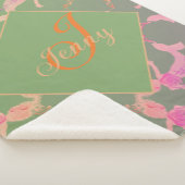 Zeemeermin Romantisch Roos Sherpa Deken (3/4)