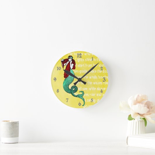 zeemeermin ronde klok (Huis)