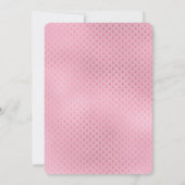 Zeemeermin Roos Gouden Sparkle Bachelorette Party Kaart (Achterkant)