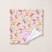 Zeemeermin Roze Bad Handdoek (Wasdoekje)