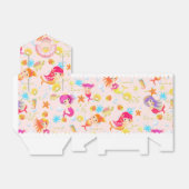 Zeemeermin Roze Bedankdoosjes (Uitgevouwen)