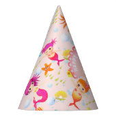 Zeemeermin Roze Feesthoedjes (Links)