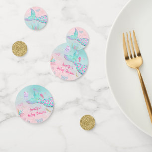 Zeemeermin Roze Goud Onder Het Zeeen Baby shower C Confetti