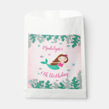 Zeemeermin roze onder het Zee Verjaardag