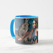 Zeemeermin 's nachts mok (Voorkant links)