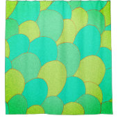 Zeemeermin-schaalgordijn Douchegordijn (Voorkant)