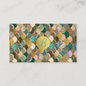 Zeemeermin schaalt de loyaliteit van Gold Glitter- Klantenkaartje (Voorkant)