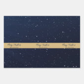 Zeemeermin Schalen en Gouden Glitter Wrapper Papie Inpakpapier Vel (Voorkant 3)