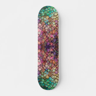 Zeemeermin Schalen Girly Glitter Groen Paarse Chiq Persoonlijk Skateboard