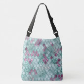 Zeemeermin schalen Glam #15 (Faux Glitter) #decor  Crossbody Tas (Voorkant)