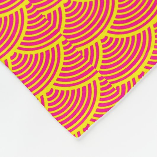 Zeemeermin-schalen Thunder_Cove rood/oranje Fleece Deken (Hoek)