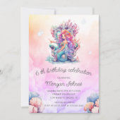 Zeemeermin Schattige onder het Zee Kind Kaart (Voorkant)