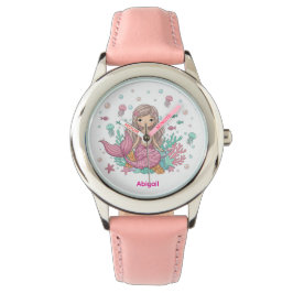 Zeemeermin Schattigee Kinder Horloge