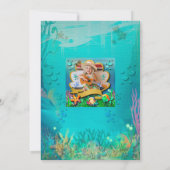 Zeemeermin, Schelp, Zee Dieren Vrienden, Koraalrif Kaart (Achterkant)