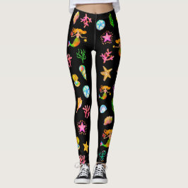Zeemeermin & Schelpen Strand Vibe Leggings