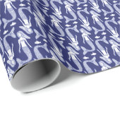 Zeemeermin schets: vissenpatroon. cadeaupapier (Rol Hoek)