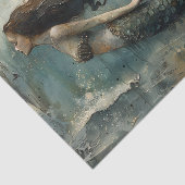  ZEEMEERMIN SCHILDERIJ DECOUPAGE TISSUEPAPIER (Detail)