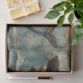  ZEEMEERMIN SCHILDERIJ DECOUPAGE TISSUEPAPIER (Geschenk)