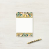 Zeemeermin Schubben Multi Kleur Glitters Glam Mono Post-it® Notes (Op bureau)