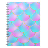 Zeemeermin Schubben Notitieboek (Voorkant)
