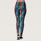 Zeemeermin schubben Vis Onderwater Oceaan Monster Leggings (Achterkant)
