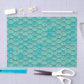 Zeemeermin Schubben Zee Groen Turquoise Tissuepapier (Craft)