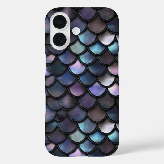 Zeemeermin Schubpatroon Case-Mate iPhone Case (Achterkant)